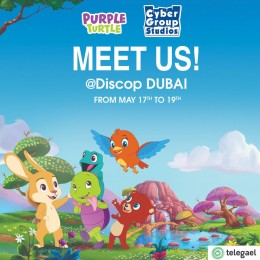 Meet Purple Turtle at Discom Dubai from May 17th to 19th 2022